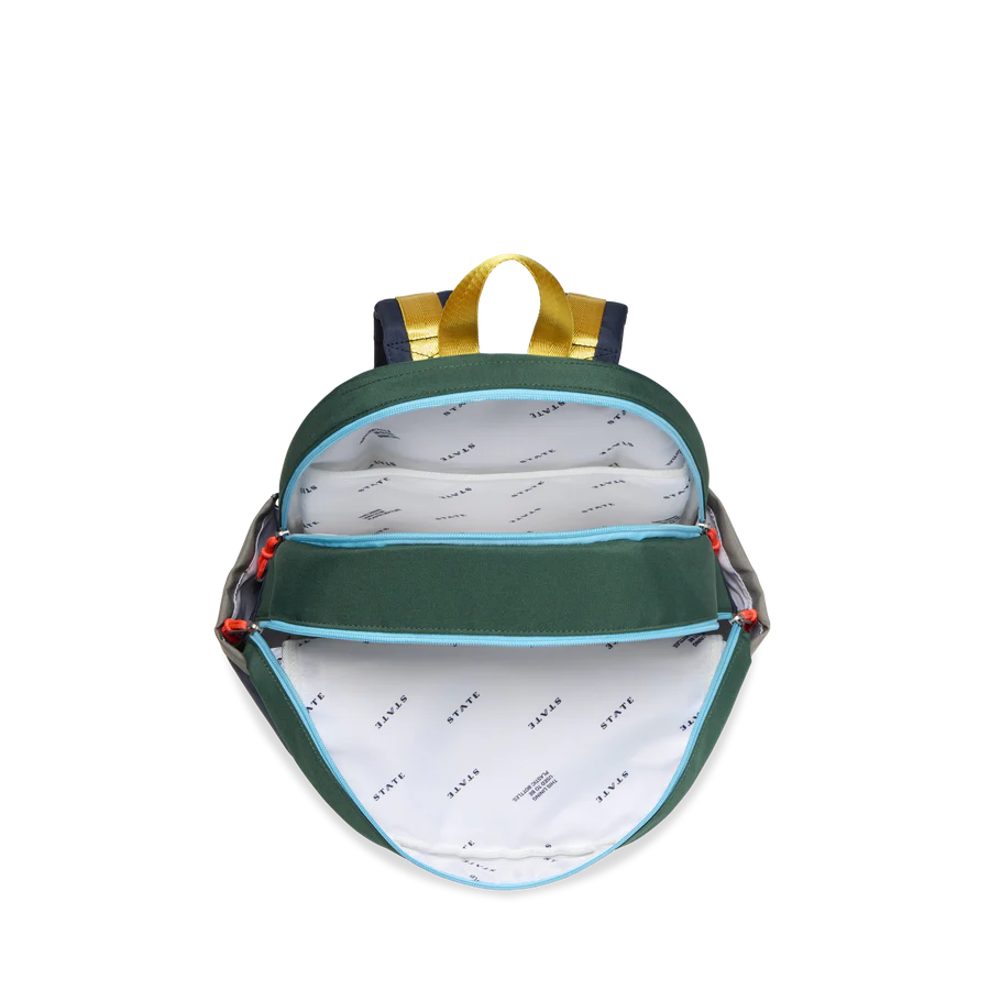 Backpack Kane Kids Double Pocket in Grey by State