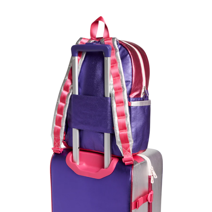 Backpack Kane Kids Mini in Metallic Hot Pink & Purple by State