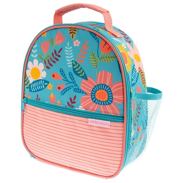 Lunchbox Turquoise Floral All Over Print by Stephan Joseph