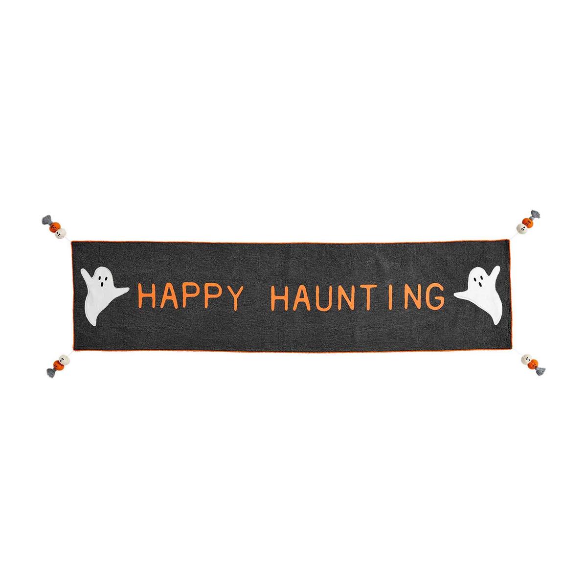 Happy Haunting Halloween Table Runner Mud Pie