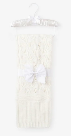 White Christening Shawl