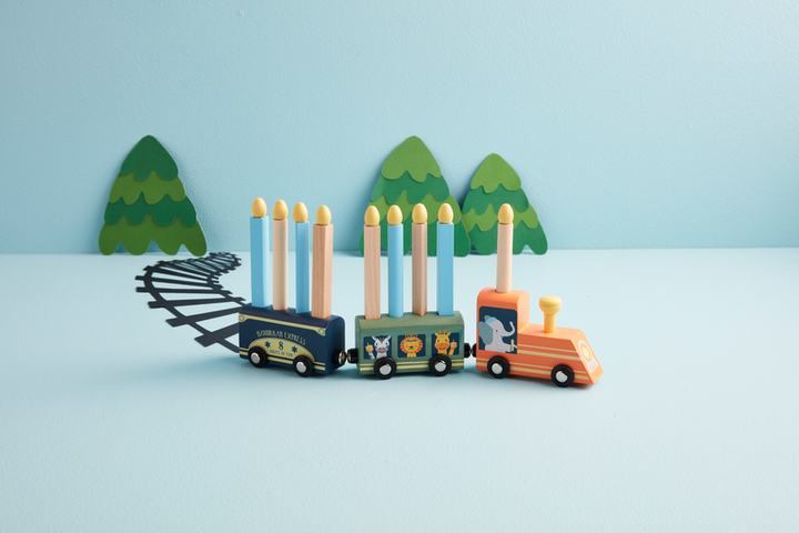 Hanukkah Express Menorah Train Set