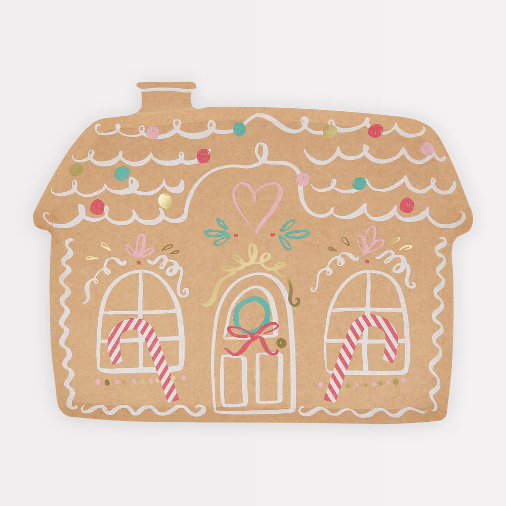 Gingerbread House Plush Ornament