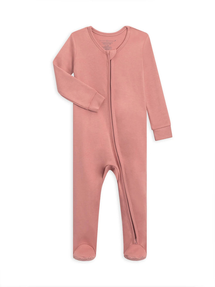 Organic Baby Peyton Zipper Sleeper, variety of colors