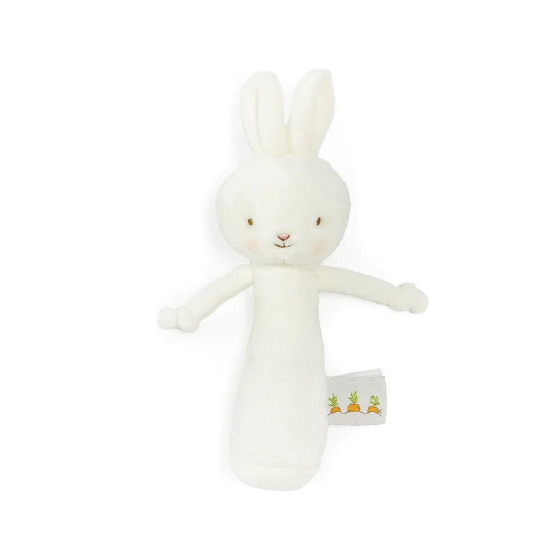 FRIENDLY CHIME BUNNY RATTLE WHITE, PINK OR GREY