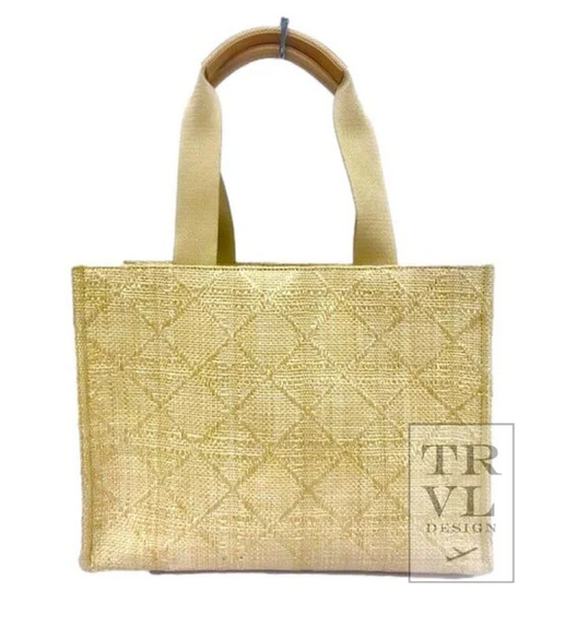 Luxe Oasis Cane Tote by TRVL