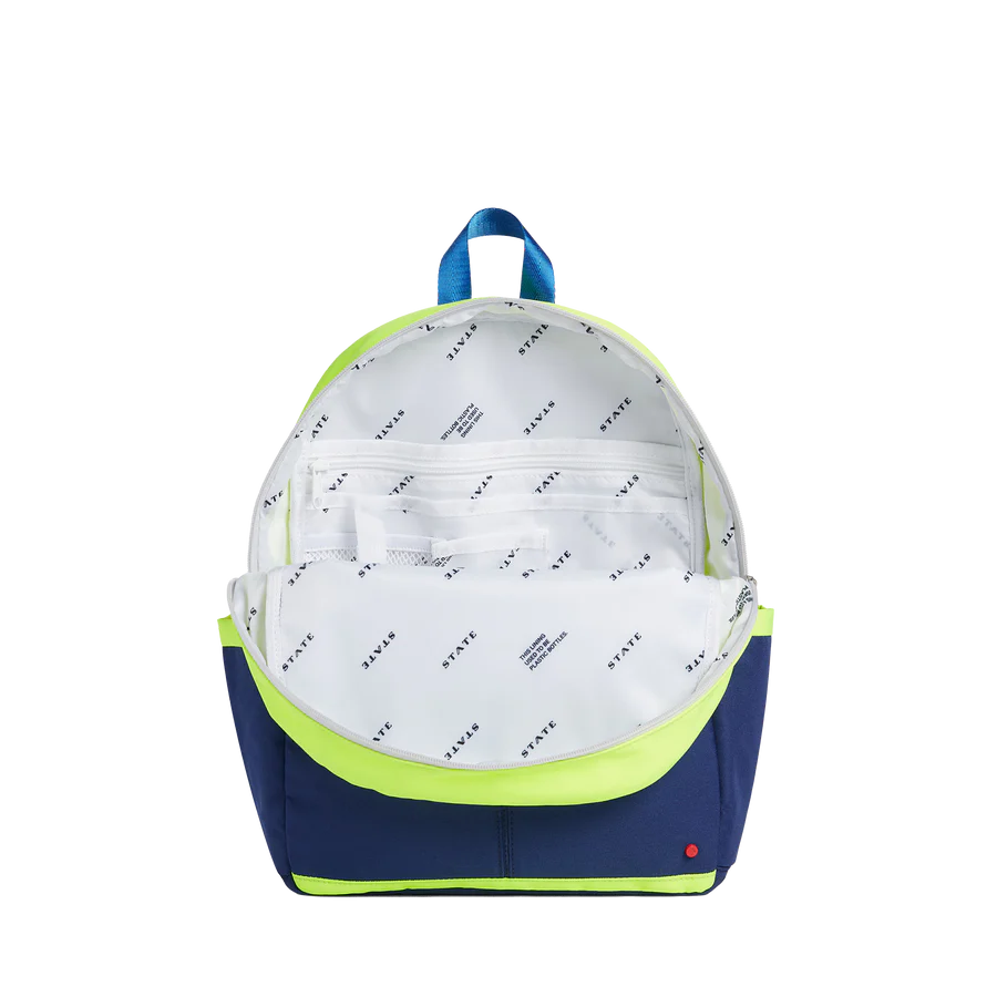Navy Neon Kane Backpack