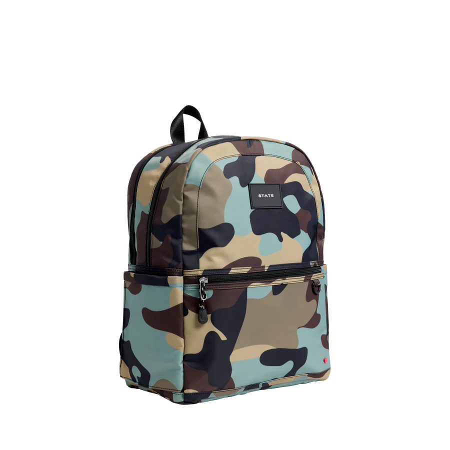 Camo Kane Double Pocket Backpack