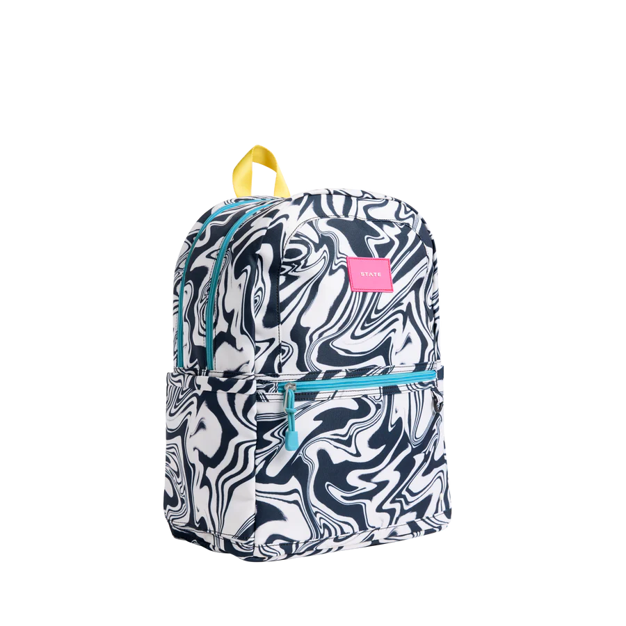 Marbled Kane Double Pocket Backpack