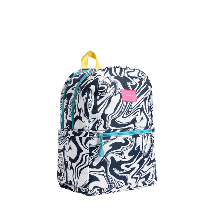 Marbled Kane Double Pocket Backpack