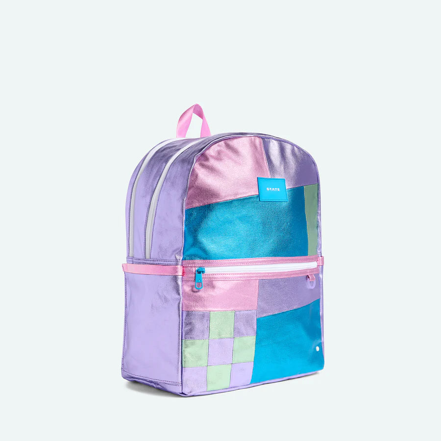 Patchwork Kane Double Pocket Large Backpack