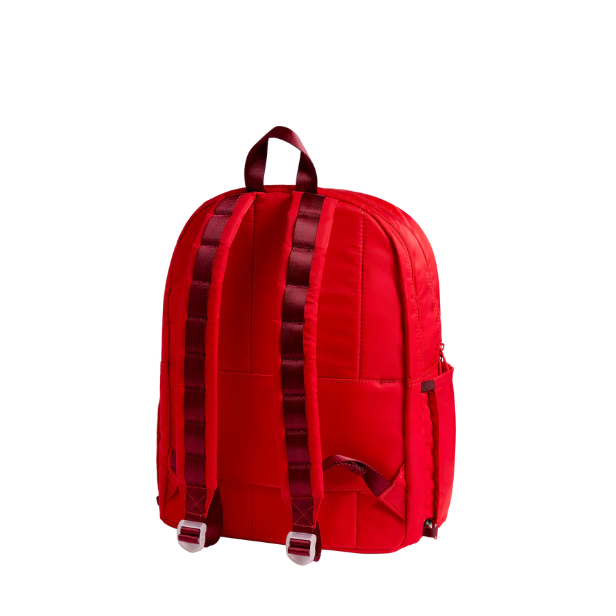 Rainbow Chevron Kane Double Pocket Large Backpack