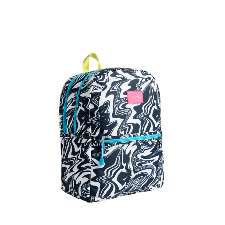 Marbled Kane Double Pocket Large Backpack