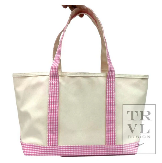 Canvas Coated Totes in 3 Sizes and a Variety of Colors by TRVL