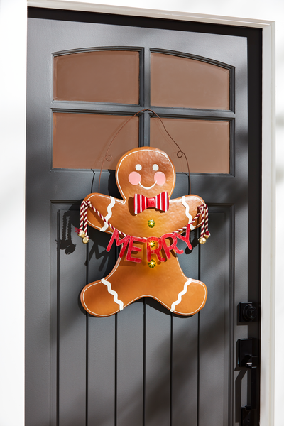 Gingerbread Man Door Hanger