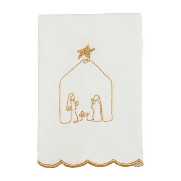 Embroidered Christmas Towels in 3 Styles