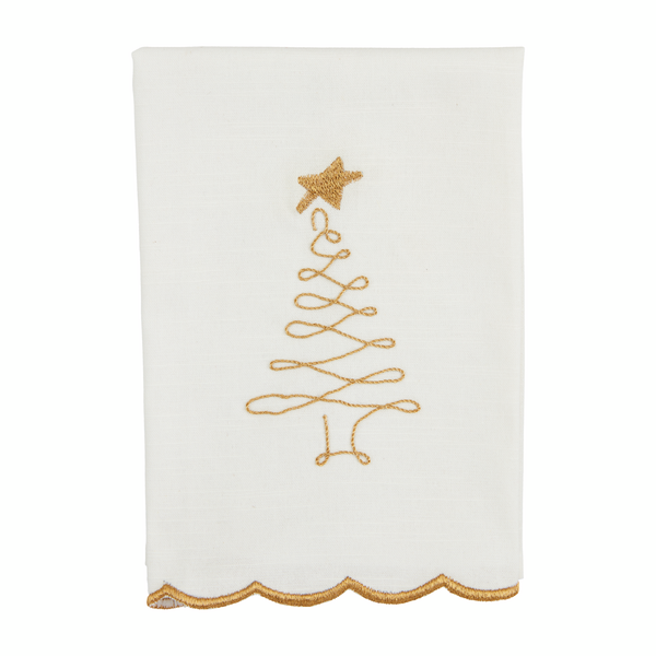 Embroidered Christmas Towels in 3 Styles