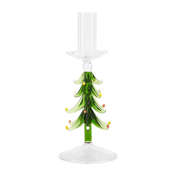 Glass Tree Taper Holders