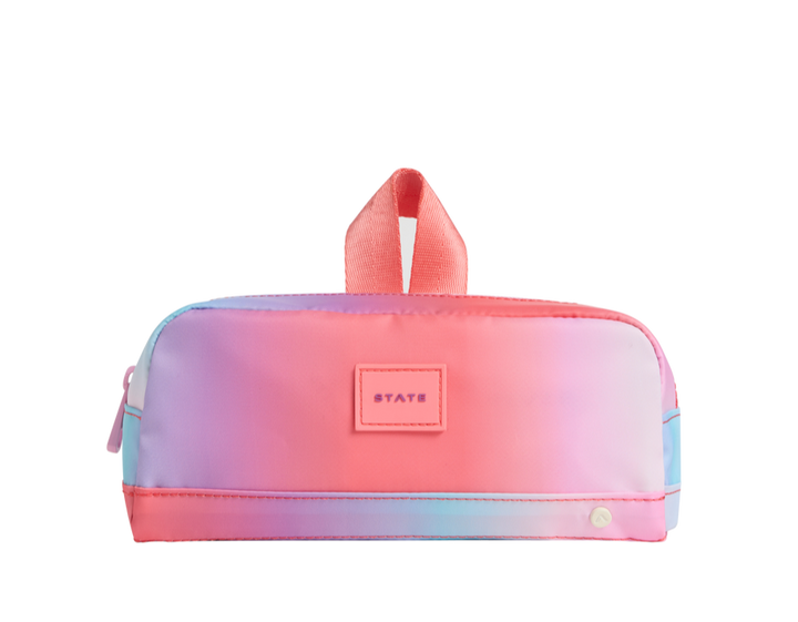 STATE Clinton Pencil Case Sunset Gradient