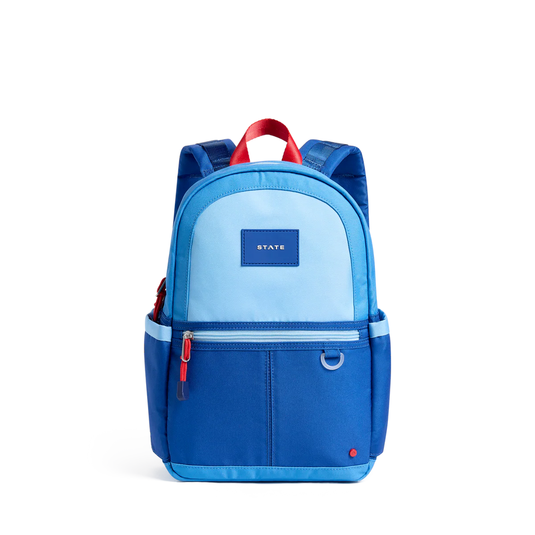 Blue/Light Blue Colorblock Kane Mini Backpack