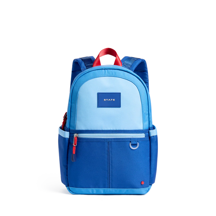 Blue/Light Blue Colorblock Kane Mini Backpack