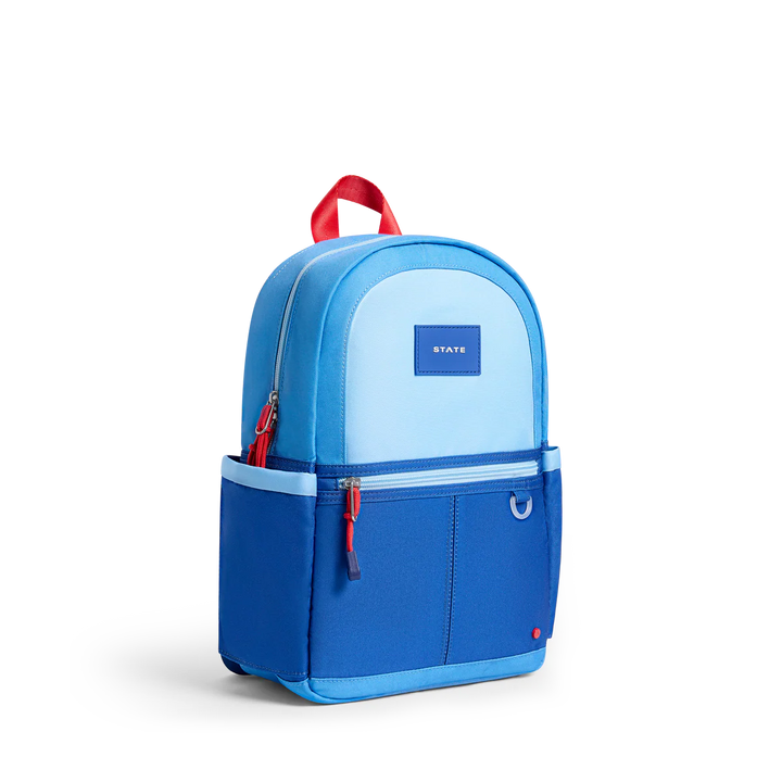 Blue/Light Blue Colorblock Kane Mini Backpack