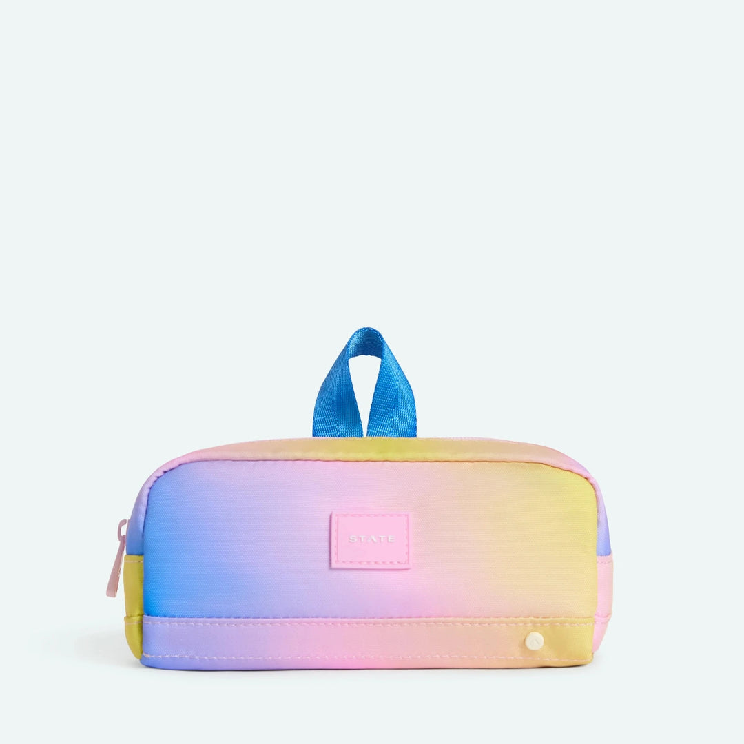 Blue / Pink / Yellow Gradient Clinton Pencil Case