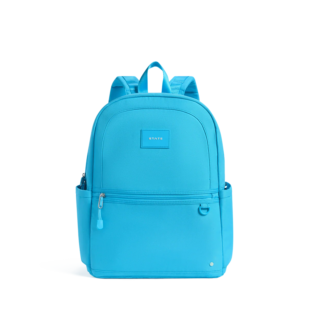 Bright Blue Kane Double Pocket Backpack