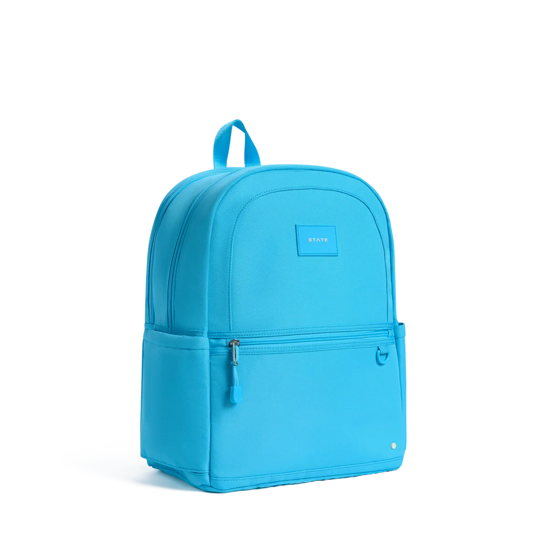 Bright Blue Kane Double Pocket Backpack