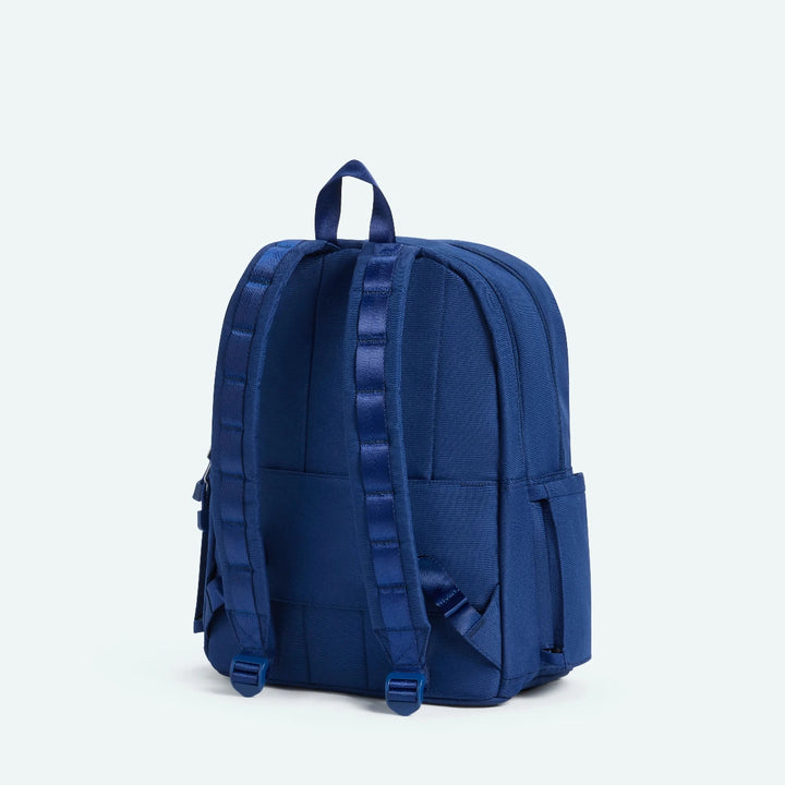 NAVY KANE DOUBLE POCKET BACKPACK