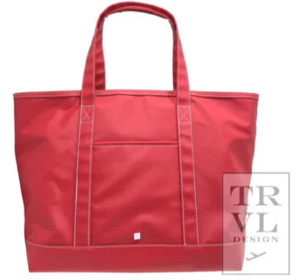 Canvas Coated Totes in 3 Sizes and a Variety of Colors by TRVL