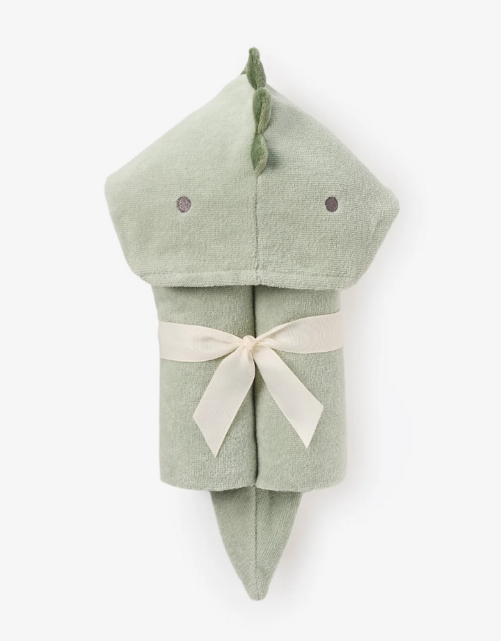 Dinosaur Hooded Baby Bath Wrap