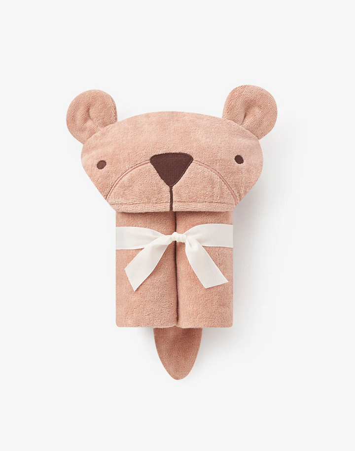 Bear Hooded Baby Bath Wrap