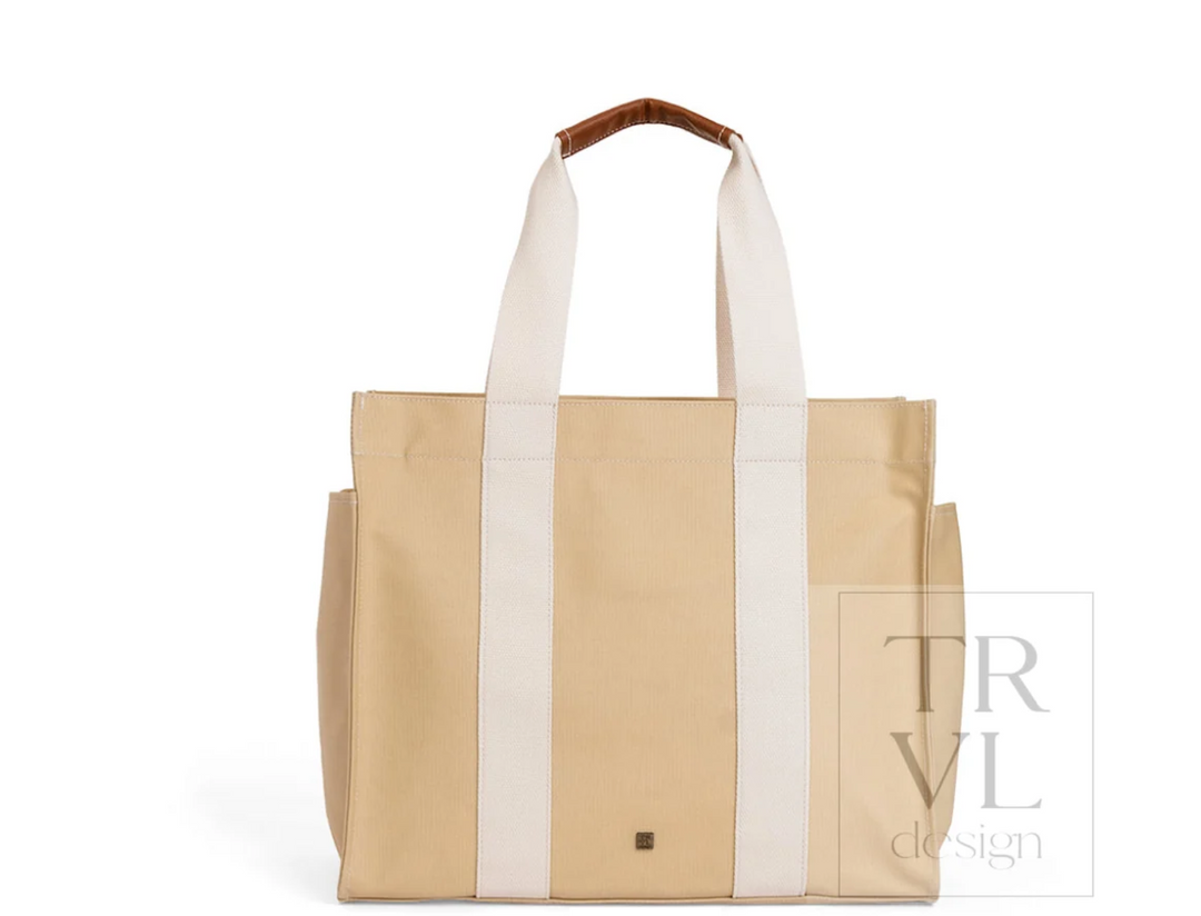 Tall Tote - Coated Canvas