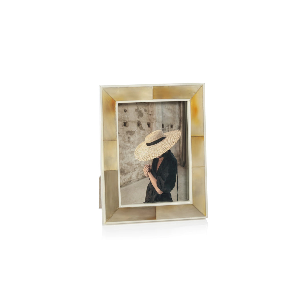 Natural Horn and Bone Photo Frame - 5x7