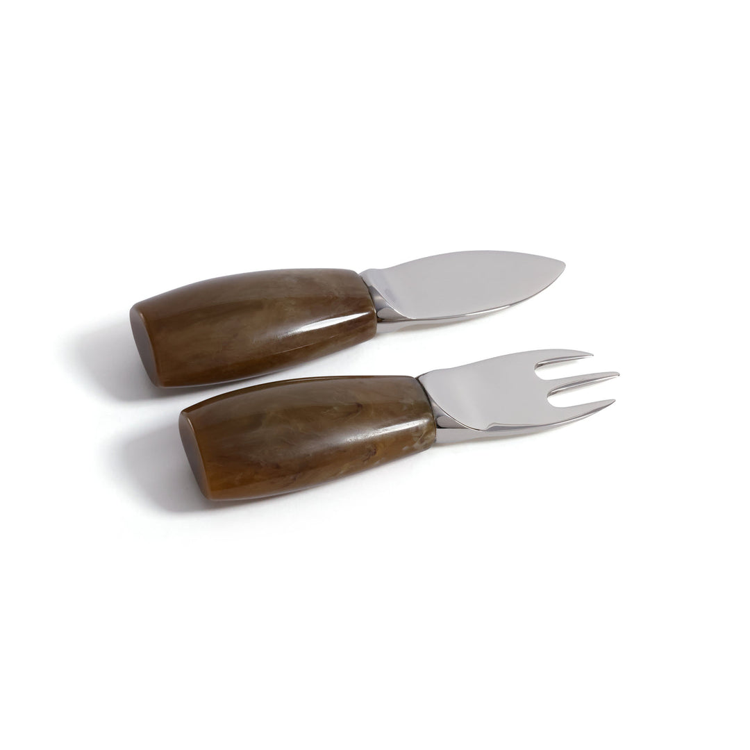Cheese Set with Resin Handles - Boxed