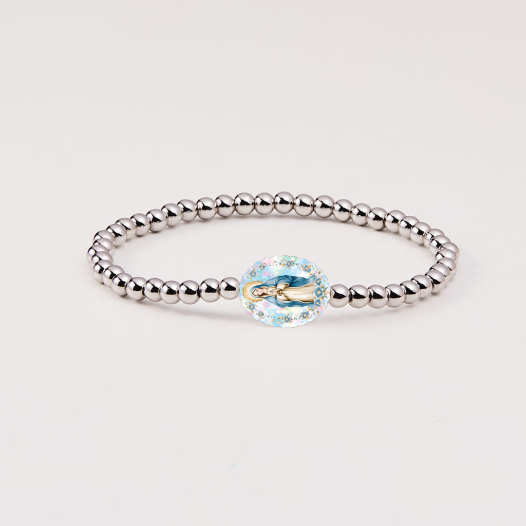 HOLY WATER MIRACULOUS BRACELET : Yellow Gold