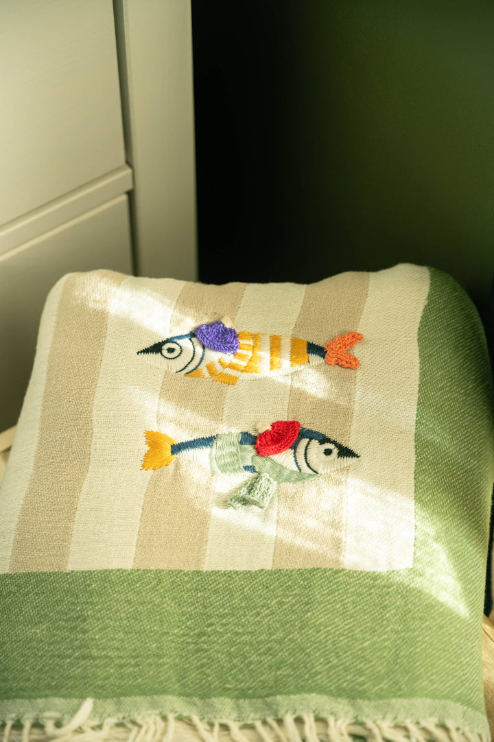 Maris Hand-Stitched Throw