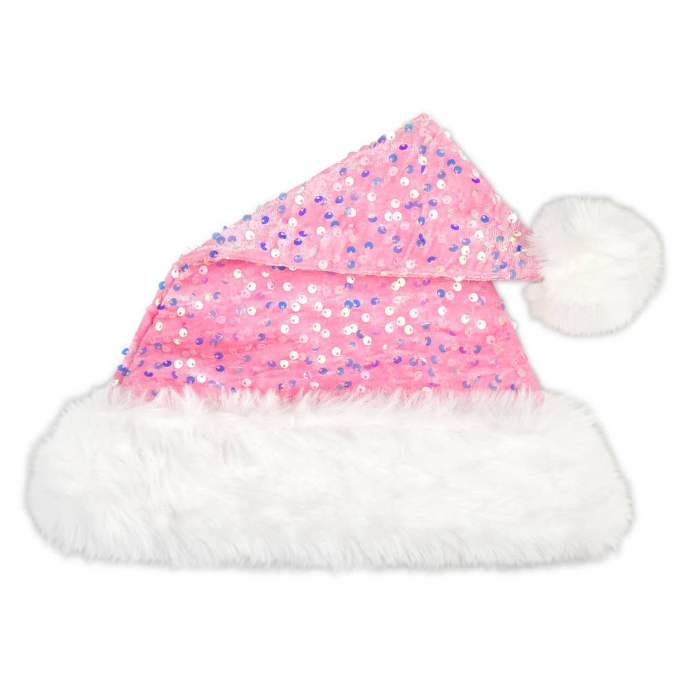 Sequin Santa Hat