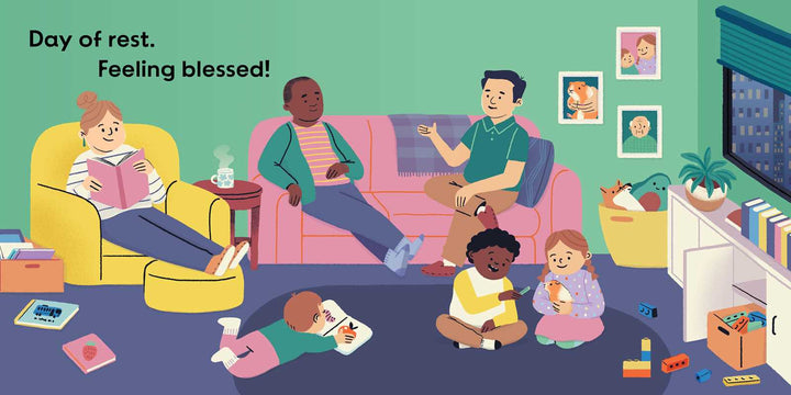 Shabbat Shalom, Welcome Home (An Our Neighborhood Series Board Book for Toddlers Celebrating Judaism) by Leah Weber: Board Books; 22 pages / English