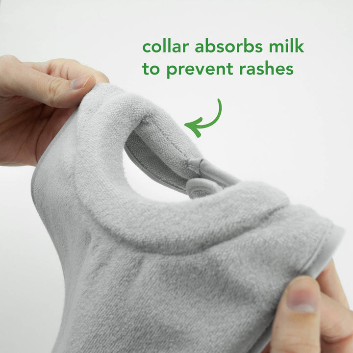 Stay-dry Milk-Catcher Bibs - 3 pack: White Set
