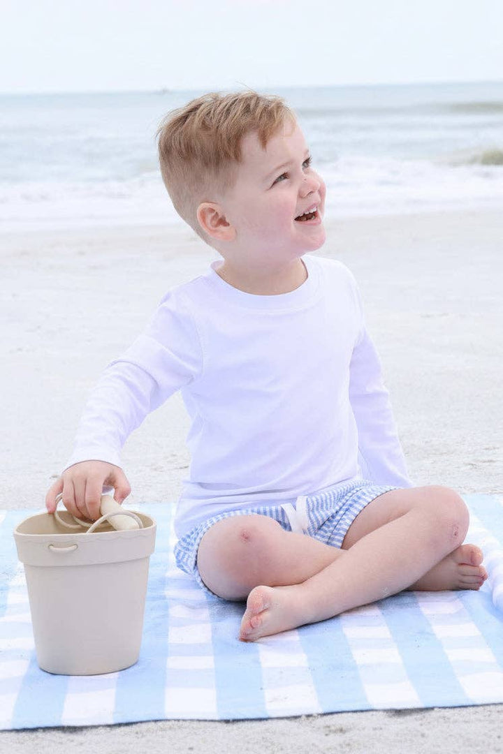 Boy's Swim Trunks | Seersucker 5/6