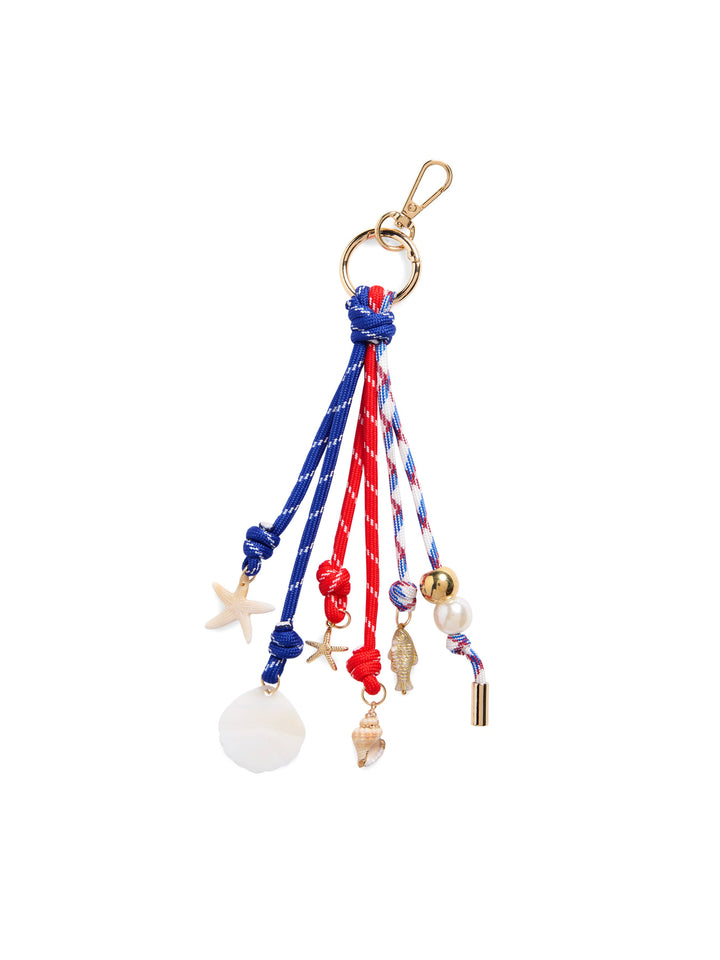 COASTAL BAG CHARM/KEY RING,MULTI