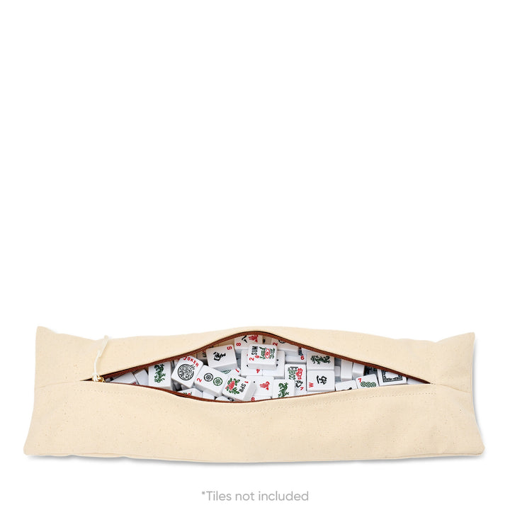 "Margo" Natural Mahjong Tote