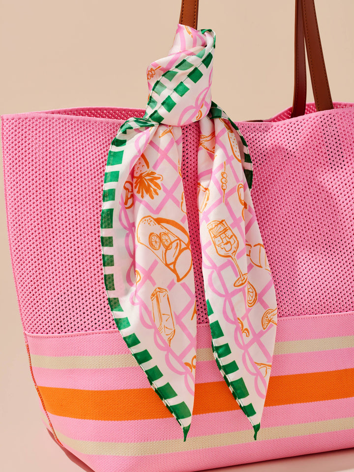 SPRITZ SCARF,ORANGE