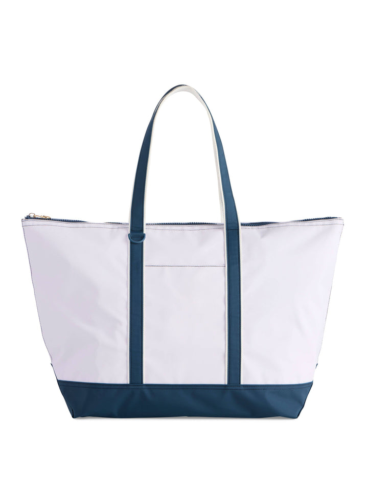 PORT WATER RESISTANT TOTE: WHITE