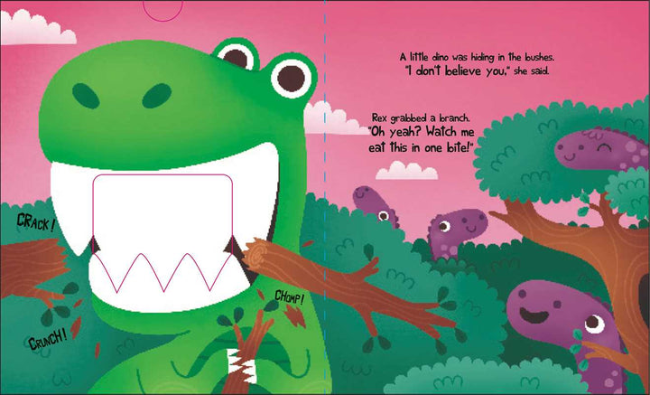 Dino Chomp! by Little Bee Books: Board Books; 12 pages / English