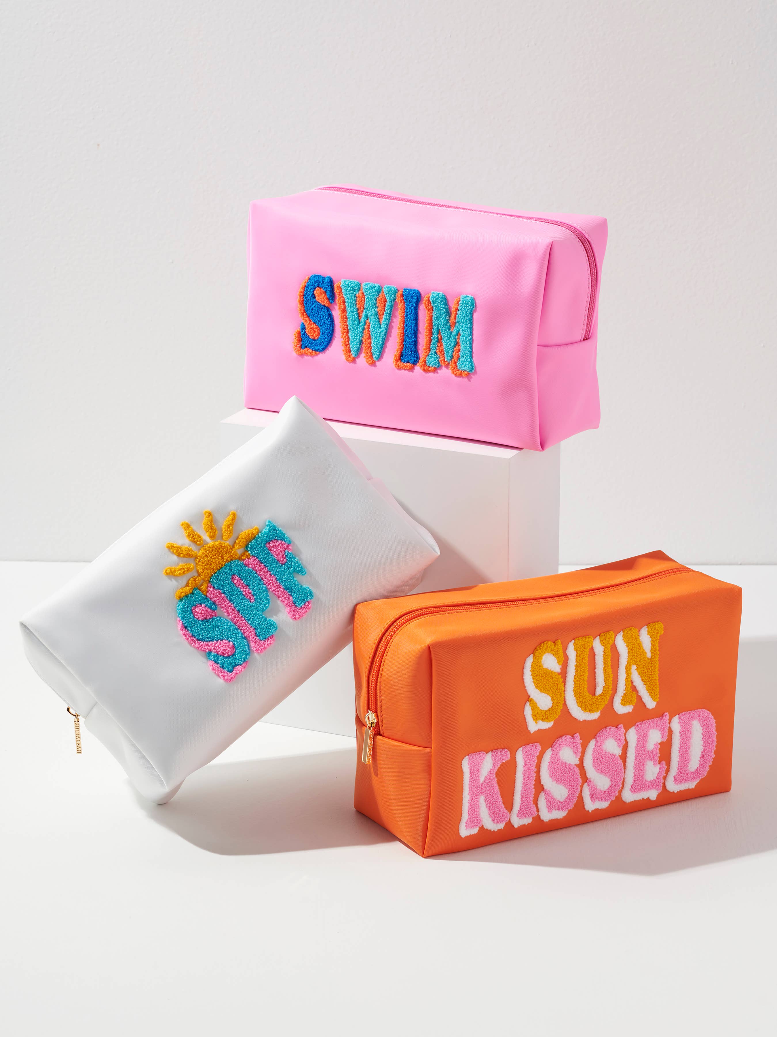 "Swim" Large Zip Pouch - Thumbnail 3