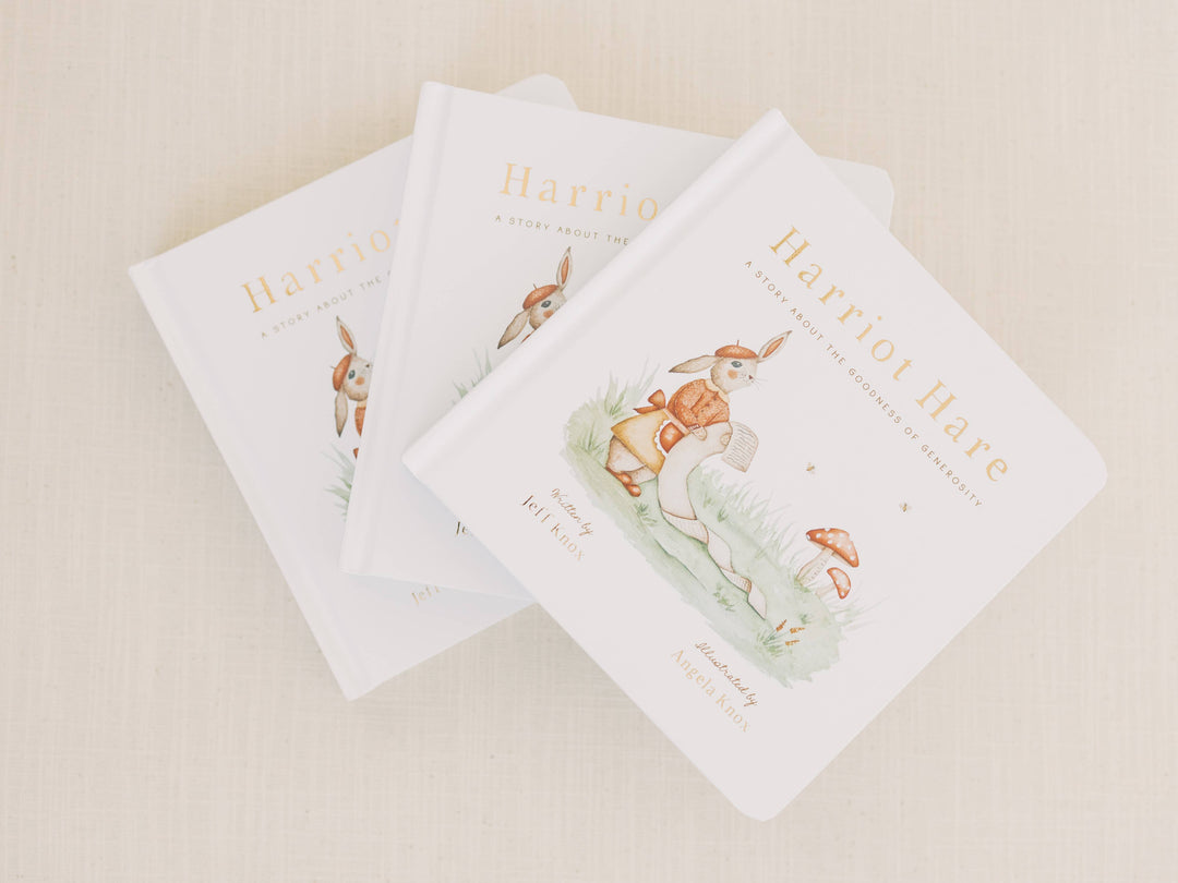 Harriot Hare: A Children's Board Book by Knox, Gold Foil