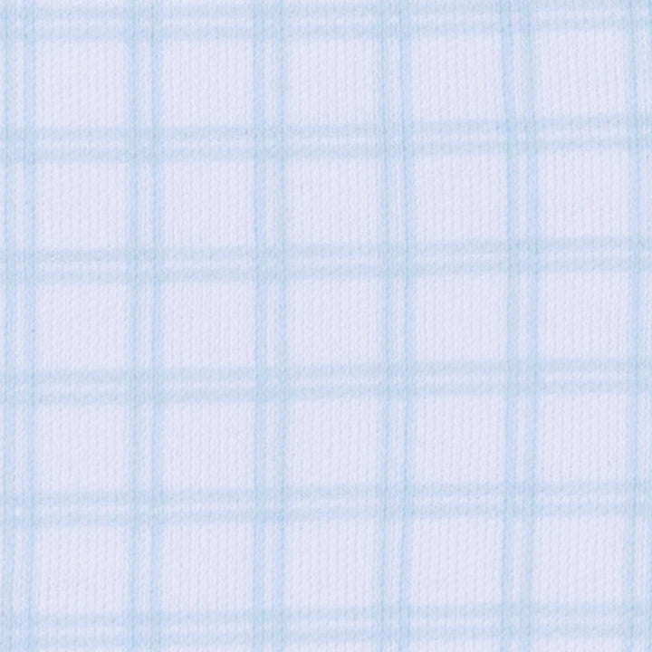 Peek-A-Boo Wishes Zip Footie - Light Blue